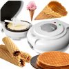 Sendvičovač na vafle Adler biely 1500 W s formičkou na kornútky
