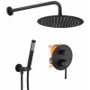 REA REA - Podomietkový sprchový set Lungo čierny REA-P4100