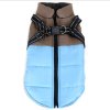 Reflexná bunda Double s postrojom pre psa Nobleza M 30cm Farba: Modrá