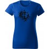 T-ričko Alfa Romeo Splash dámske tričko Farba trička: Kráľovská Modrá, Farba potlače: Čierna, Veľkosť: XL