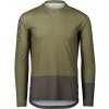 POC MTB PURE LS Jersey Epidote Green/Sylvanite Grey