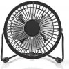 Nedis Nedis FNDK1BK10 - Stolný ventilátor 3W/USB 10 cm čierna NE0303 + záruka 3 roky zadarmo + záruka 3 roky zadarmo