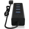 ICYBOX HUB USB Icy Box IB-HUB1409-U3 4-portový USB 3.0 Hub (NUICYUS4P000012) 60255
