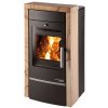 HAAS+SOHN Visby II TV Woodstone Prestige - krbová kamna s teplovodním výměníkem
