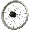 OXYLANE 14-palcové zadné koleso skladacieho bicykla s jedným ráfikom tilt 500 XS strieb.
