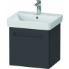 Duravit No. 1 skrinka 49x42.6x47.8 cm závesná kúpeľňová skrinka pod umývadlo grafitová N14380049490000