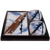 MIJ Súprava na sushi BLUE A WHITE SAKURA, 6 ks