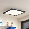 Lindby LED panel Nelios, 40 x 40 cm, 4 000K, čierny, kov - 9956137