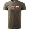 Trust me I´m Mgr. / Ver mi som Magister. - Klasické pánske tričko vyššej gramáže - M ( Army )