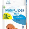 WATERWIPES 100 % BIO odbúrateľné obrúsky 60 + 10 ks