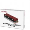 AXAGON CLR-M2, hliníkový pasívny chladič pre jedno aj obojstranný M.2 SSD disk, výška 12 mm CLR-M2