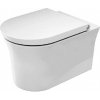 Duravit WHITE TULIP závesná WC misa 37 x 54 cm, Rimless, skryté upevnenie Durafix, Hygiene Flush, biela 2577090000