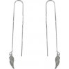 Strieborné preťahovacie náušnice s krídlami