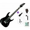 Ibanez GRG170DX-BKN Standard SET Black Night Elektrická gitara