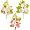Dekorácia - Kytica Frangipani biela 11158