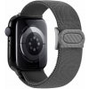 eses Nylonový elastický remínek pro Apple Watch - Šedý 42mm, 44mm, 45mm, 49mm