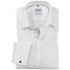 Biela spoločenská košeľa s manžetou OLYMP body fit predĺžený rukáv Veľkosť: 38