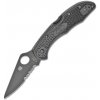 Spyderco Delica Half Serrated Black
