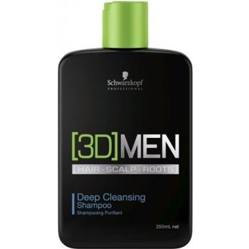 Schwarzkopf 3D Men šampón Deep Cleans 250 ml