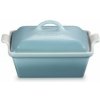 Le Creuset Zapekacia misa s pokrievkou 23x23cm/2,4l - svetlomodrá