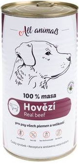 All Animals DOG mleté hovädzie mäso 1200 g