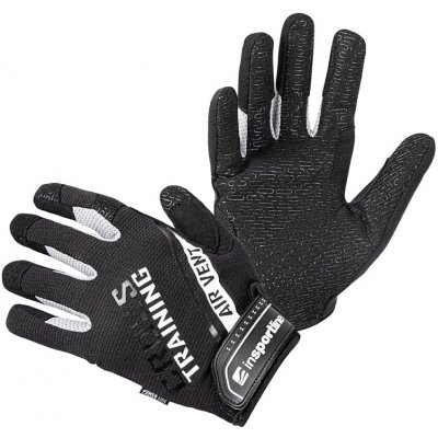 Fitness rukavice inSPORTline Taladaro Farba čierno-biela, Veľkosť M