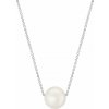 Eppi Nežný zlatý náhrdelník s perlou N36638