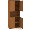 Office Pro skriňa policová dvojdverová s nikou S58005
