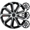Versaco Puklice Evo 14” čierno - strieborná sada 4ks COLOR BOX