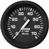 FARIA Otáčkomer 0-7000 ot/min, 85 mm, čierny pre závesné motory