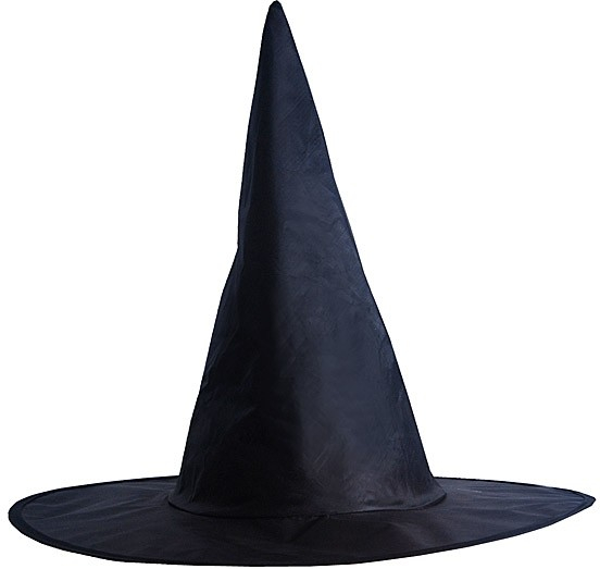 PartyDeco Čarodejnícky klobúk čierny uni