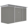 Záhradný domček G21 GRAH 483 - 340 x 142 cm, metalická sivá