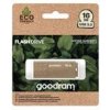 Goodram USB flash disk, USB 3.0, 16GB, UME3 ECO FRIENDLY, hnedý, UME3-0160EFR11, USB A, s krytkou