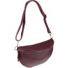 NovaKabelka.sk Reni Grande Bordo kožená talianska crossbody kabelka bordo