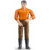 Bruder 60007 Bworld Figurka Muž hnědé kalhoty