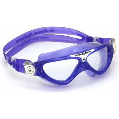 Detské plavecké okuliare Aqua Sphere VISTA číre sklá - fialová/bílá