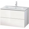 Set skrinka Duravit L-Cube LC624102222, umývadlo Duravit ME by Starck 2336830000