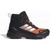 Pánska členková turistická obuv ADIDAS-Terrex Skychaser AX5 Mid GTX Clima M core black/matte silver/semi impact orange Čierna 42 25/26