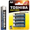 Alkalická batéria Toshiba AA (R6) 4 ks