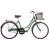 Retro bicykel KOZBIKE zelený s oceľovým košom