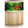Juwel Trigon LED 350 akvárium set rohový svetlé drevo 123x87x65 cm, 350 l