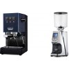 Gaggia New Classic E24 BC, blue + Eureka Atom Specialty 75, chrome