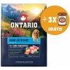 Krmivo Ontario Adult All Breeds Monoprotein Turkey & Sweet Potatoes 2,25kg + 3 konzervy značky Ontario