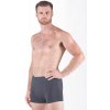Pánske bambusové boxerky Gina sivé - barva:GINDxG/tmavosivá, velikost:XL/XXL