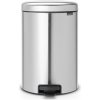 Brabantia Pedálový odpadkový kôš NEWICON 20 l, matná oceľ