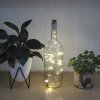 Svetelná reťaz Lafiora s korkovou zátkou do fľaše na batérie 20 LED diód, teplé biele svetlo