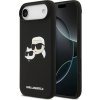 Karl Lagerfeld Liquid Silicone Double Heads MagSafe kryt pre iPhone Air, čierny 57983127722