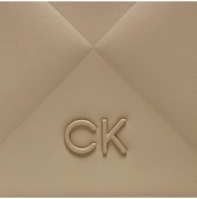 Calvin Klein kabelka Quilt K60K611759 Béžová