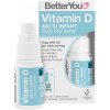 BetterYou Vitamín D 400 IU Infant Daily Spray, Orálny sprej pre dojčatá do 3 rokov, 15 ml