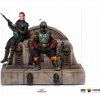 Iron Studios - Soška Boba Fett and Fennec Shand on Throne Deluxe Art Scale 1/10, LUCSWR45721-10
